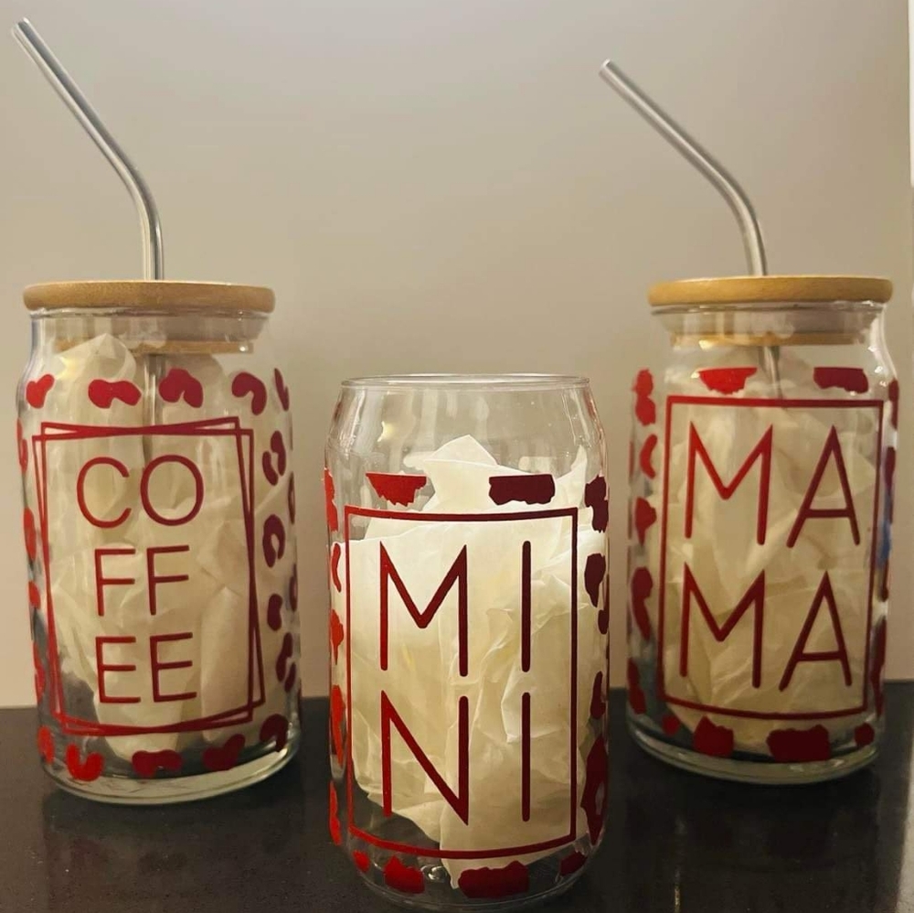 16oz Glass Tumbler Set